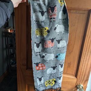 Colorful Sheep Pattern Scarf